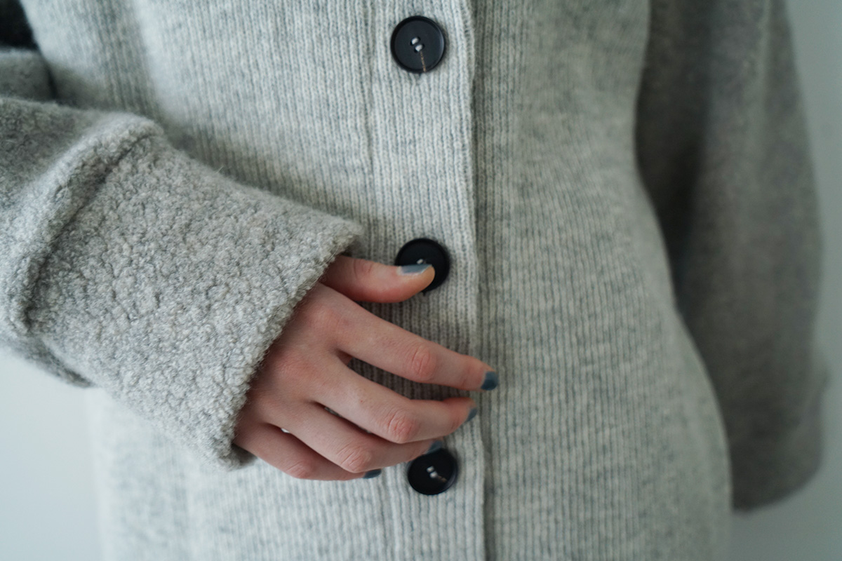 Mochi モチ pullover blouse [black] フレンチリネンブラウス 