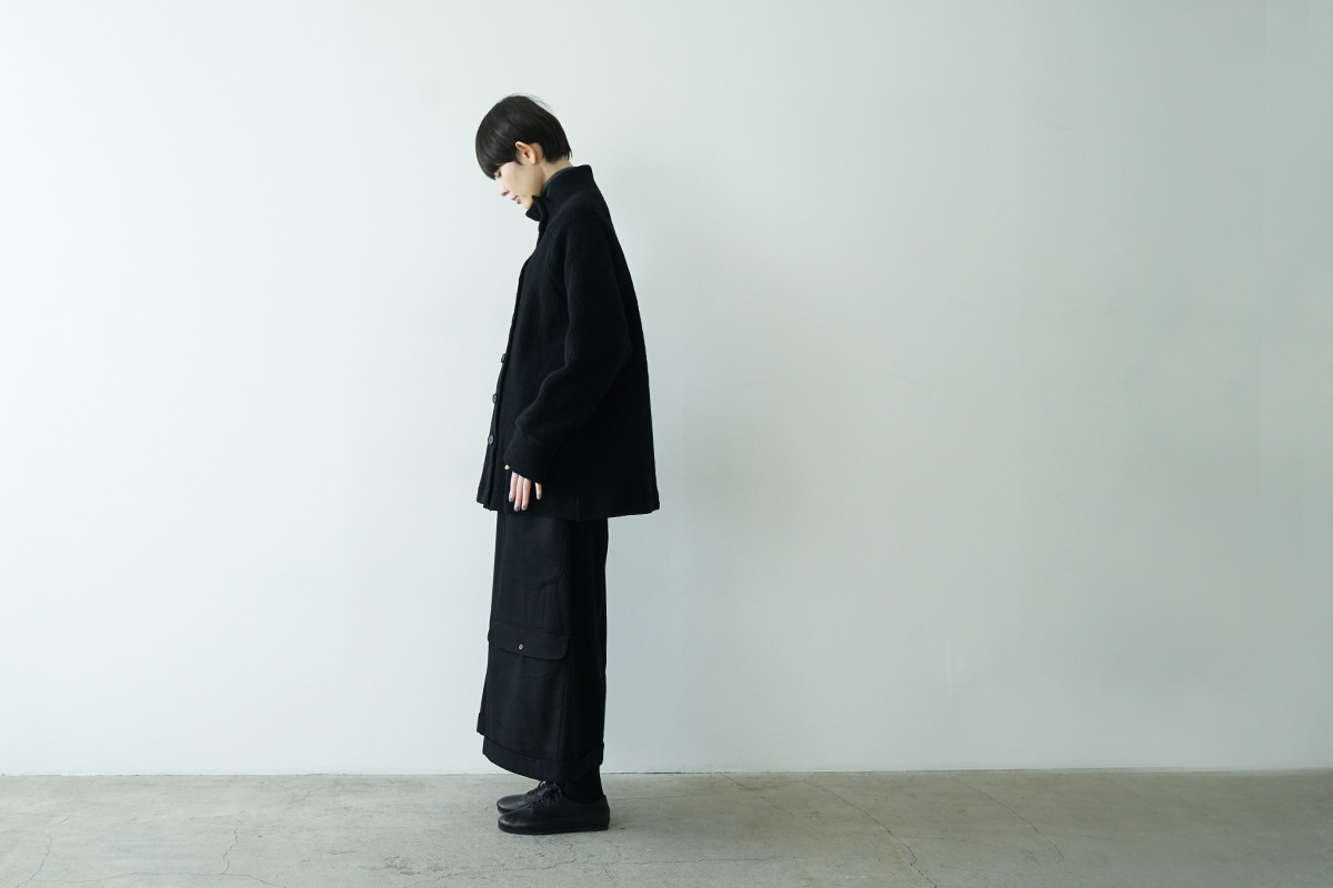 Mochi モチ suspenders denim cropped pants デニムパンツ