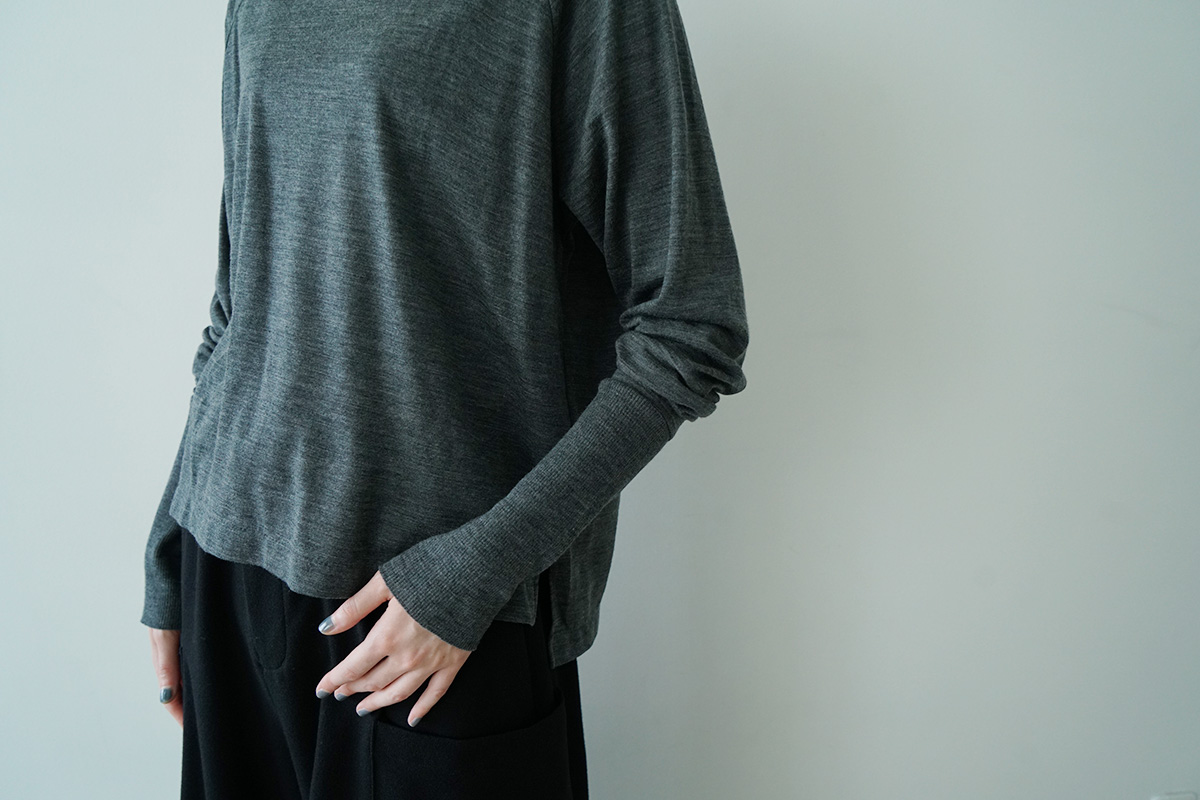 Mochi モチ suspenders cropped pants [chalk] サスペンダークロップドパンツ