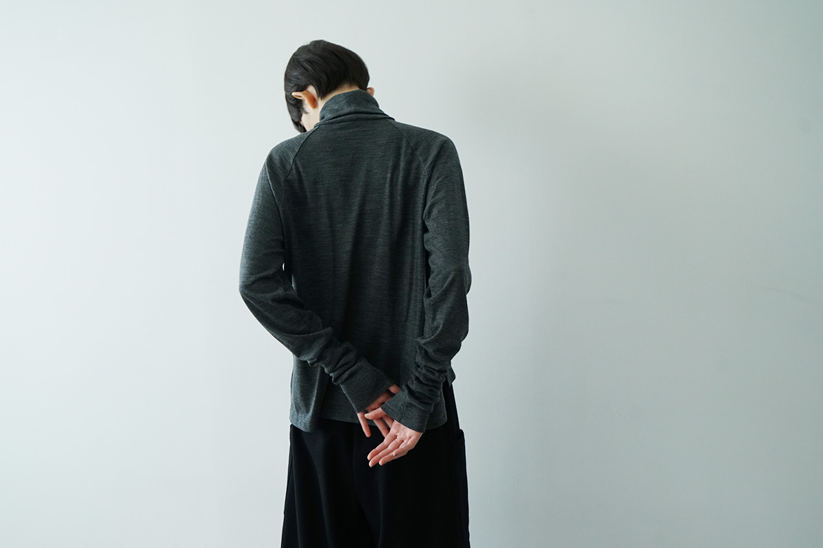 Mochi モチ suspenders cropped pants [chalk] サスペンダークロップドパンツ