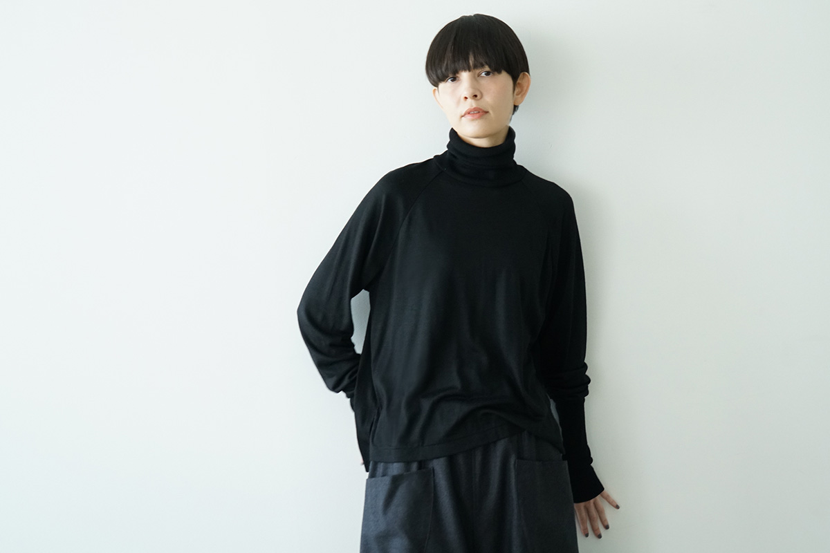 Mochi モチ open collar dress [off white] オープンカラーワンピース