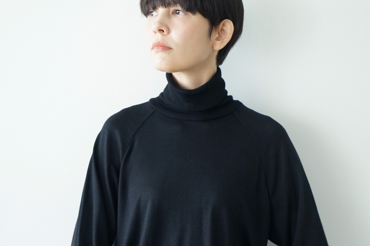 Mochi モチ open collar dress [off white] オープンカラーワンピース