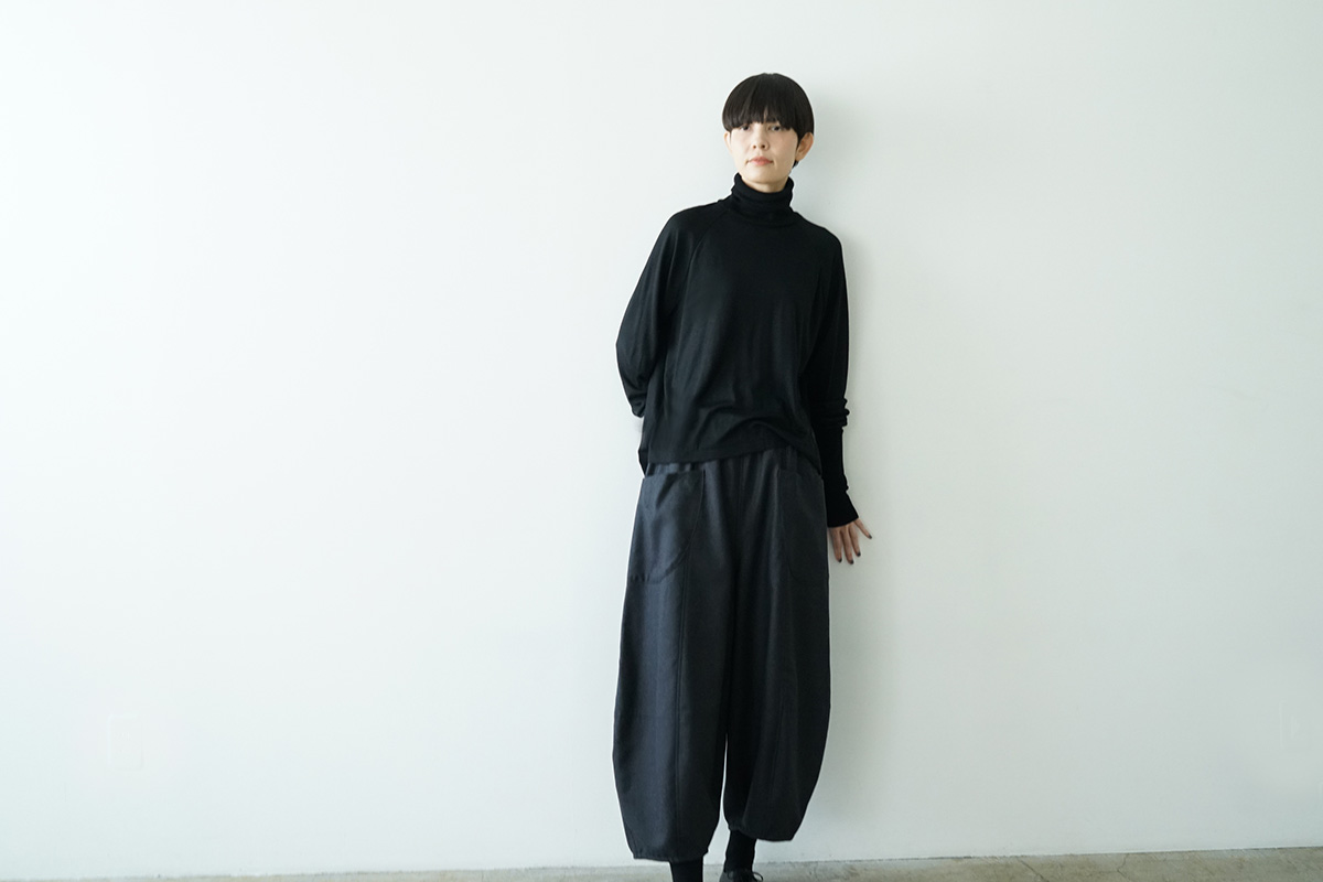 Mochi モチ open collar dress [off white] オープンカラーワンピース