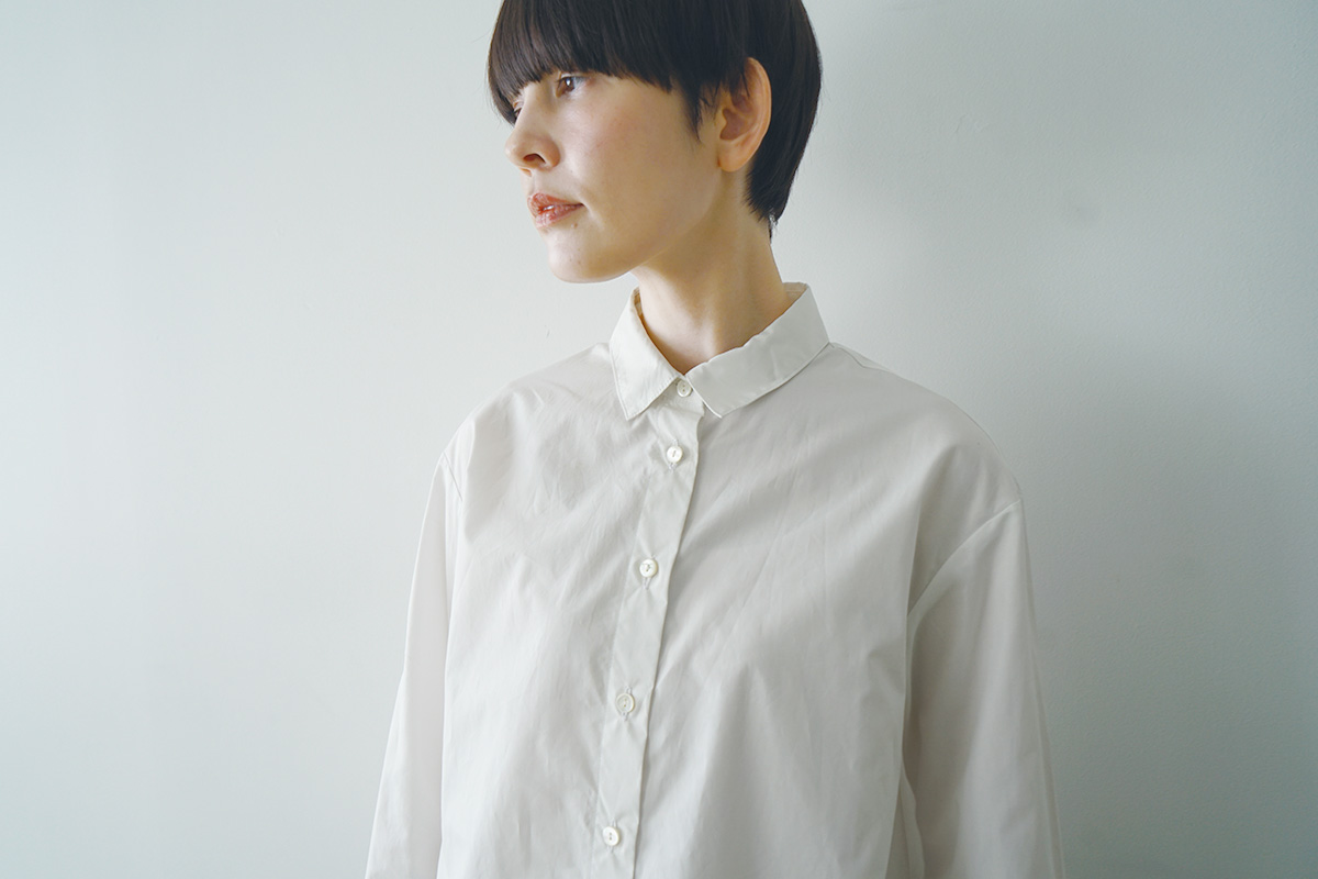 Mochi モチ open collar dress [black] オープンカラーワンピース