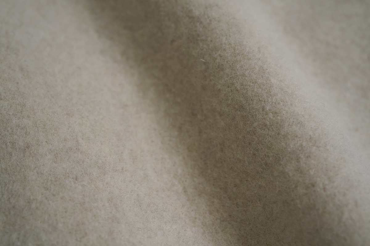 Mochiモチpetal sleeve coat [mocha greige/ma25-co-03]
