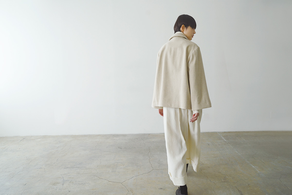 Mochi モチ puff sleeve gather blouse [gingham check] ギャザーブラウス