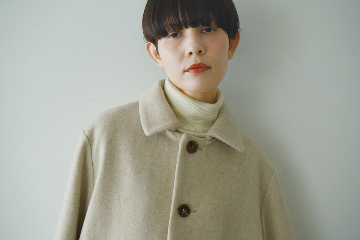 Mochi モチ puff sleeve gather blouse [gingham check] ギャザーブラウス