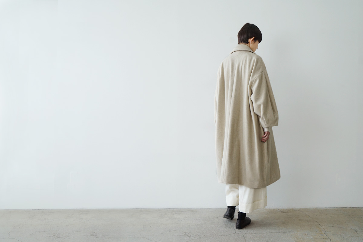 Mochi モチ cotton silk long skirt [black] コットンシルクロングスカート