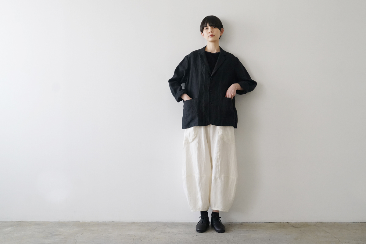 Mochi モチ a-line sleeveless dress [chalk] ma25-op-01