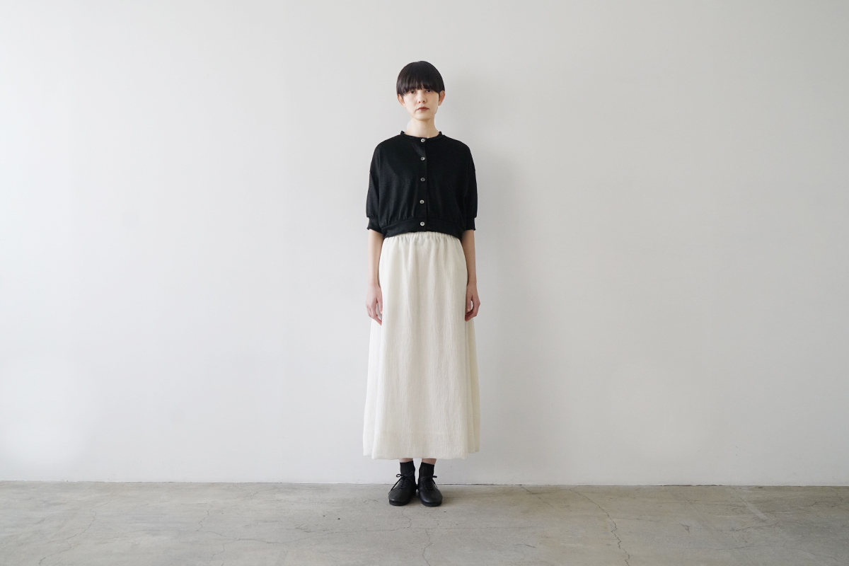 Mochi モチ a-line sleeveless dress [chalk] ma25-op-01