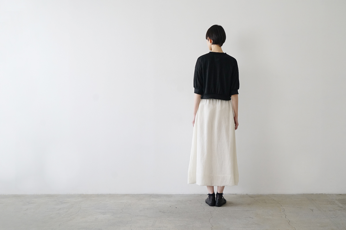Mochi モチ a-line sleeveless dress [chalk] ma25-op-01