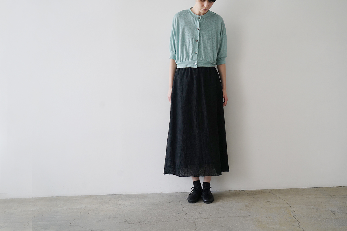 Mochi モチ a-line sleeveless dress [chalk] ma25-op-01