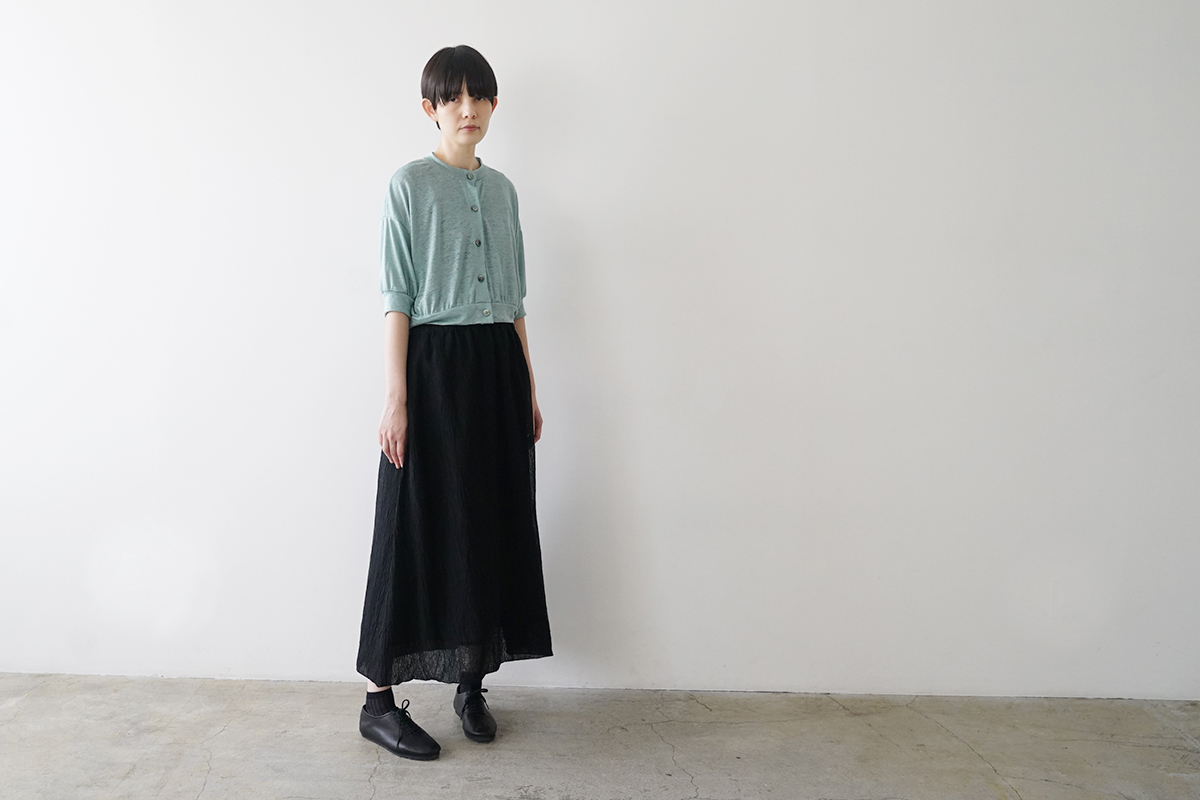 Mochi モチ a-line sleeveless dress [chalk] ma25-op-01