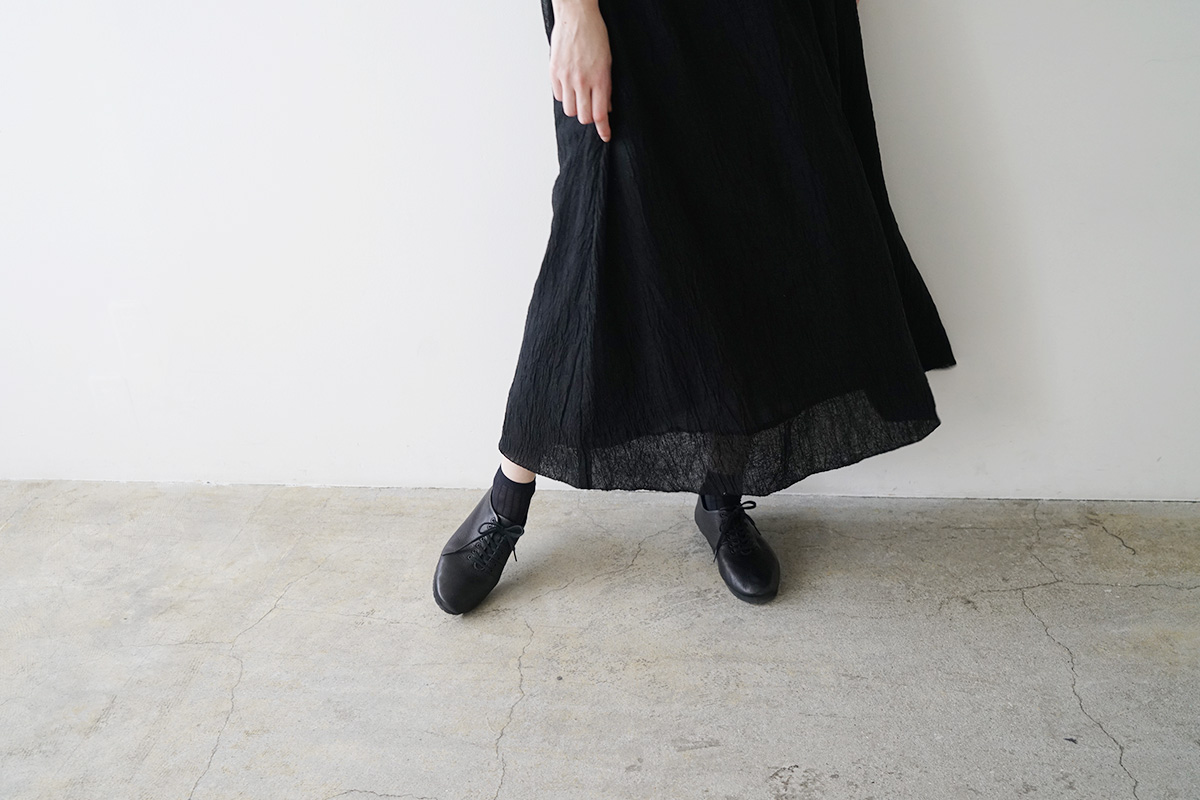 Mochi モチ a-line sleeveless dress [chalk] ma25-op-01