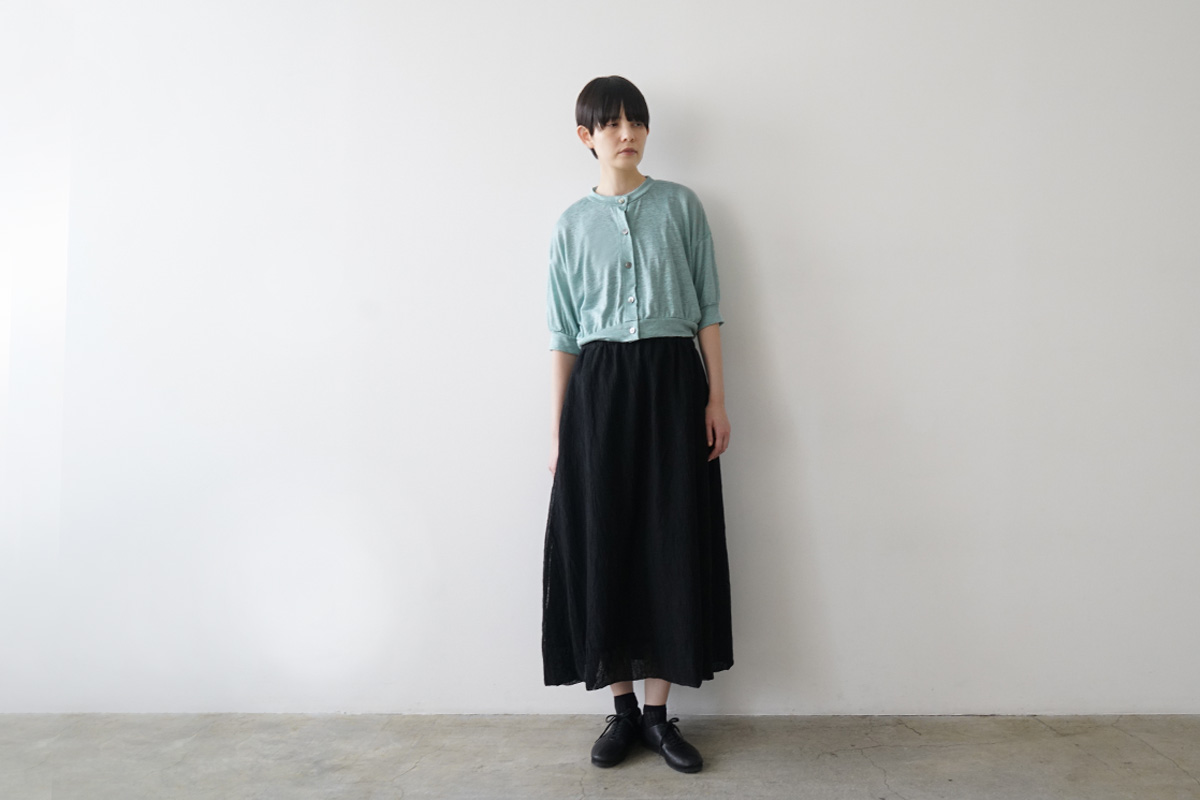 Mochi モチ a-line sleeveless dress [chalk] ma25-op-01
