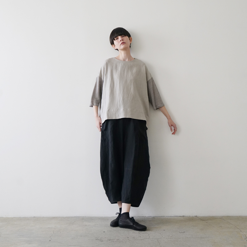 Mochi モチ a-line sleeveless dress [chalk] ma25-op-01