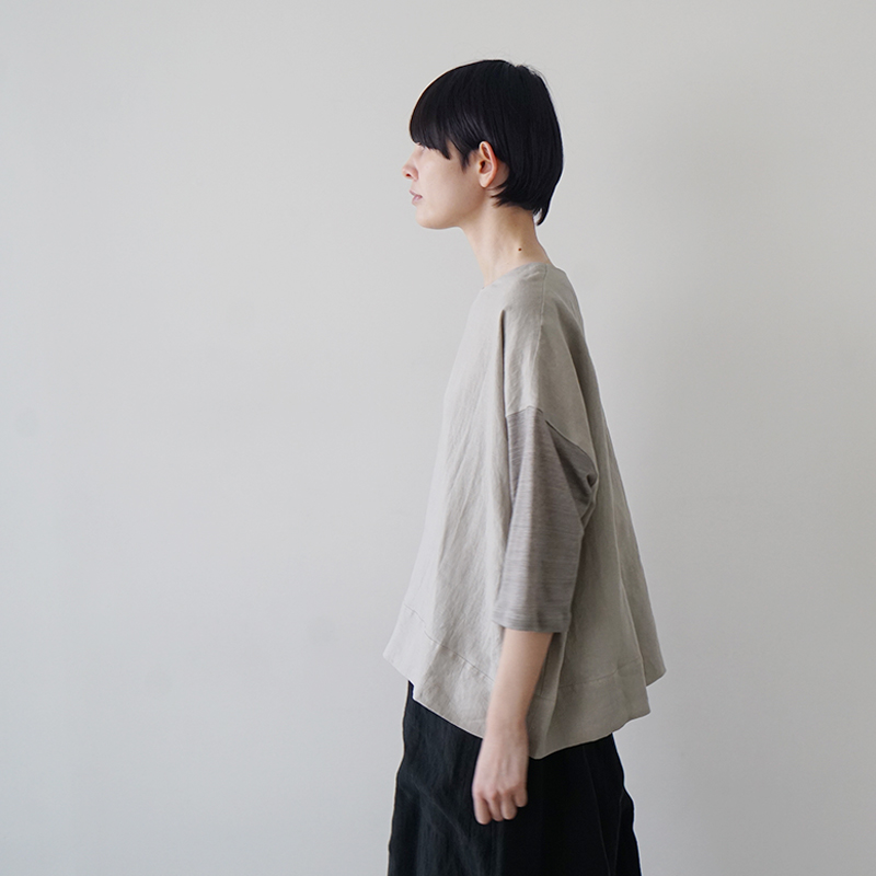 Mochi モチ a-line sleeveless dress [chalk] ma25-op-01
