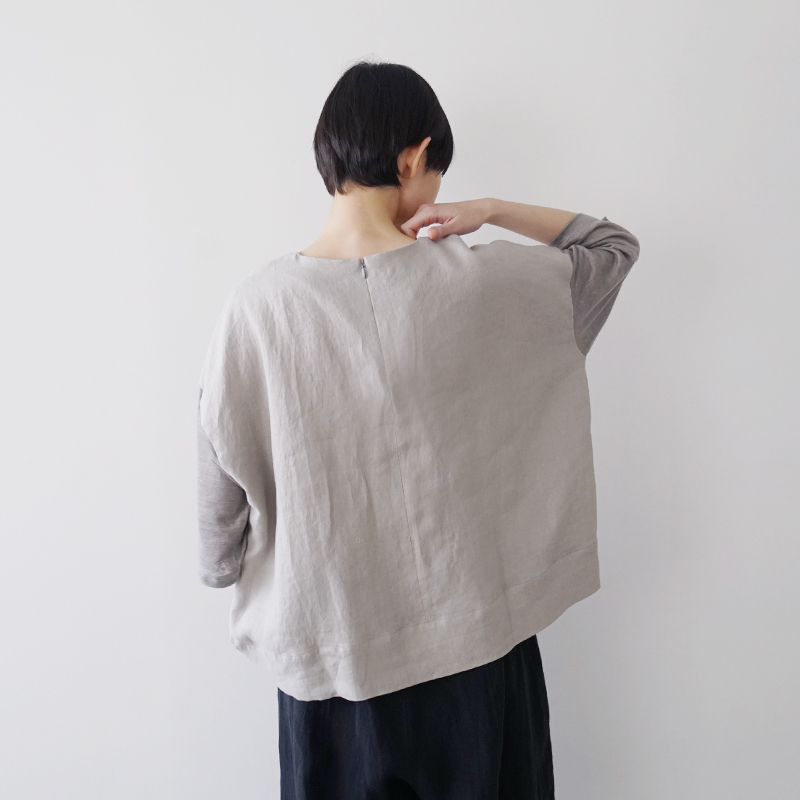 Mochi モチ a-line sleeveless dress [chalk] ma25-op-01