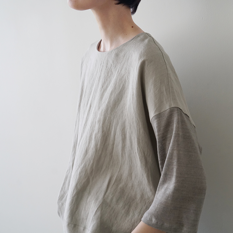 Mochi モチ a-line sleeveless dress [chalk] ma25-op-01