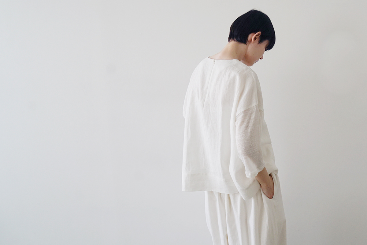 Mochi モチ a-line sleeveless dress [chalk] ma25-op-01