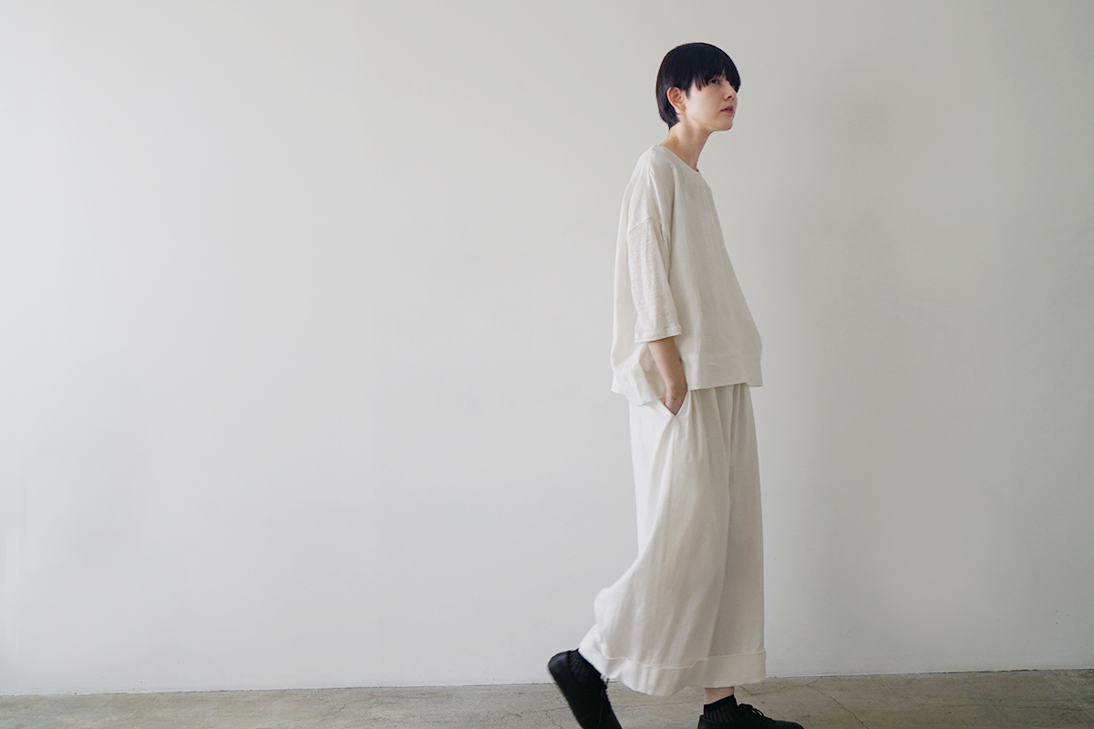 Mochi モチ a-line sleeveless dress [chalk] ma25-op-01