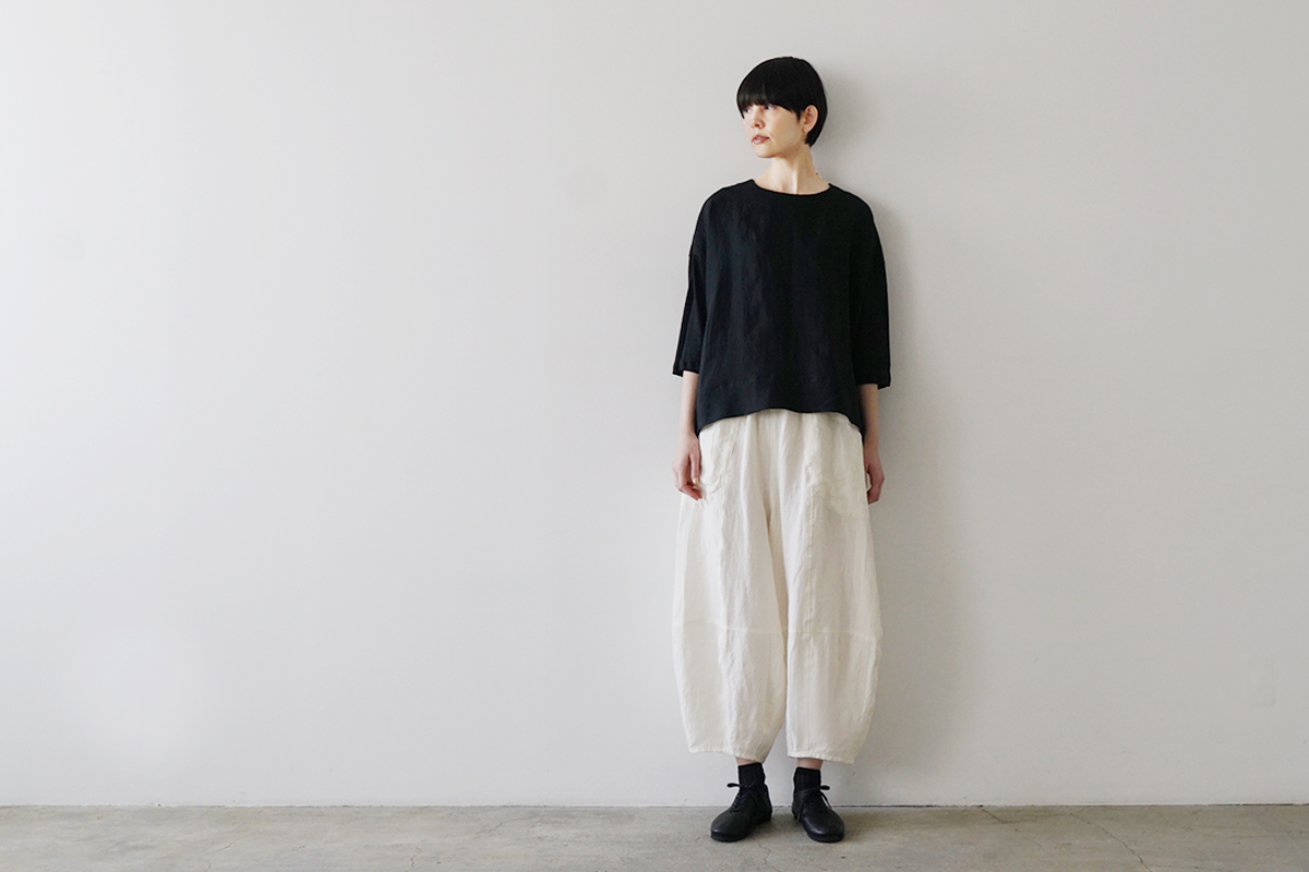 Mochi モチ a-line sleeveless dress [chalk] ma25-op-01