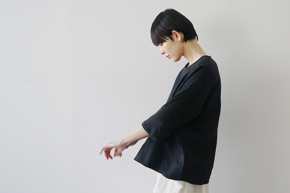Mochi モチ a-line sleeveless dress [chalk] ma25-op-01