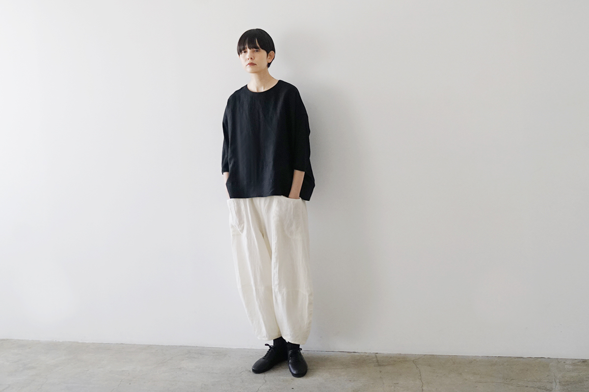 Mochi モチ a-line sleeveless dress [chalk] ma25-op-01