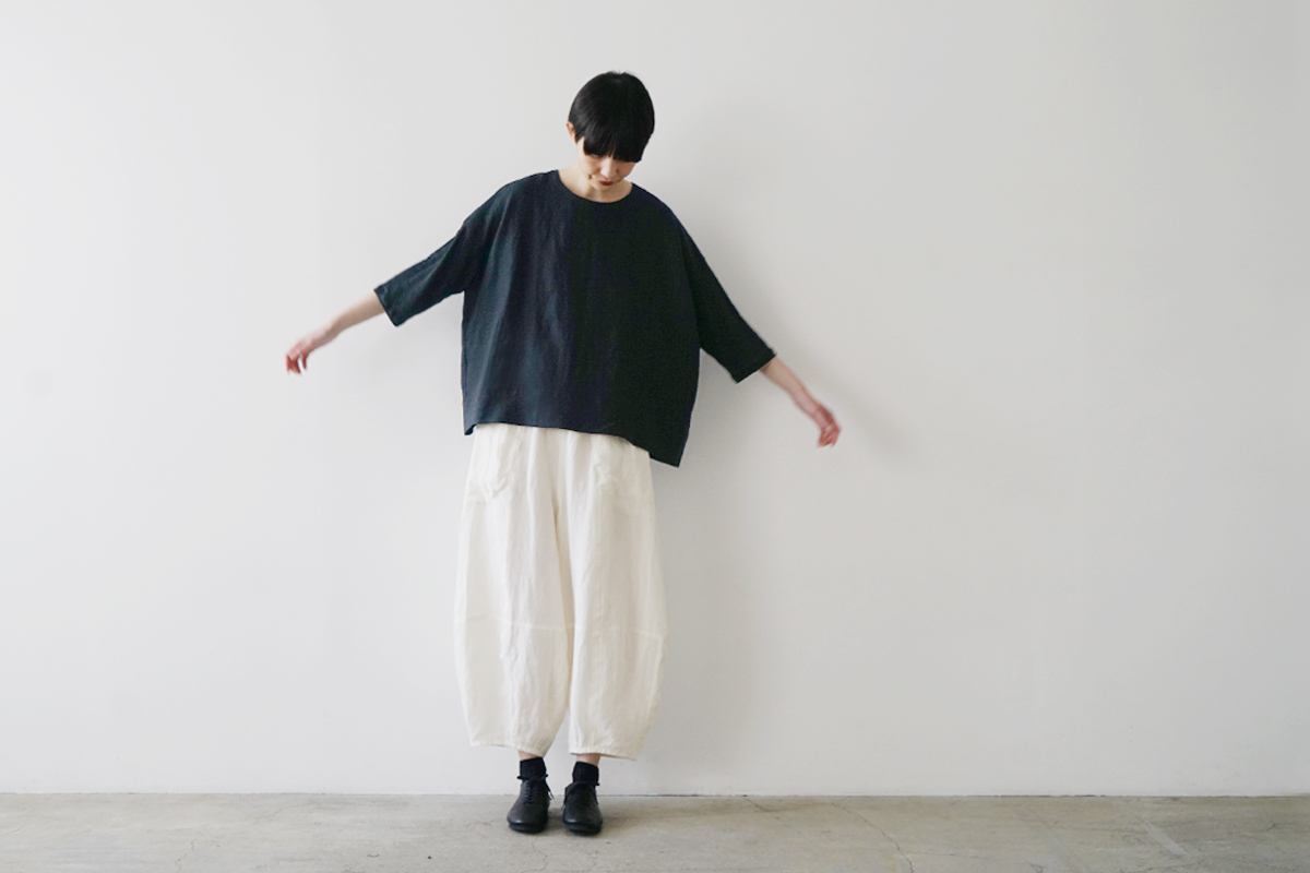 Mochi モチ a-line sleeveless dress [chalk] ma25-op-01