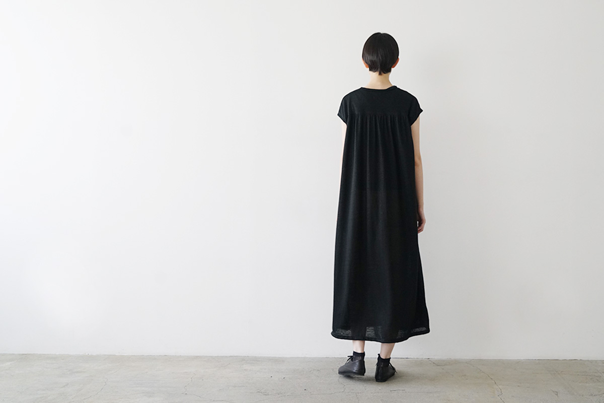 Mochiモチsleeveless knit dress [black]265ms-kn-01