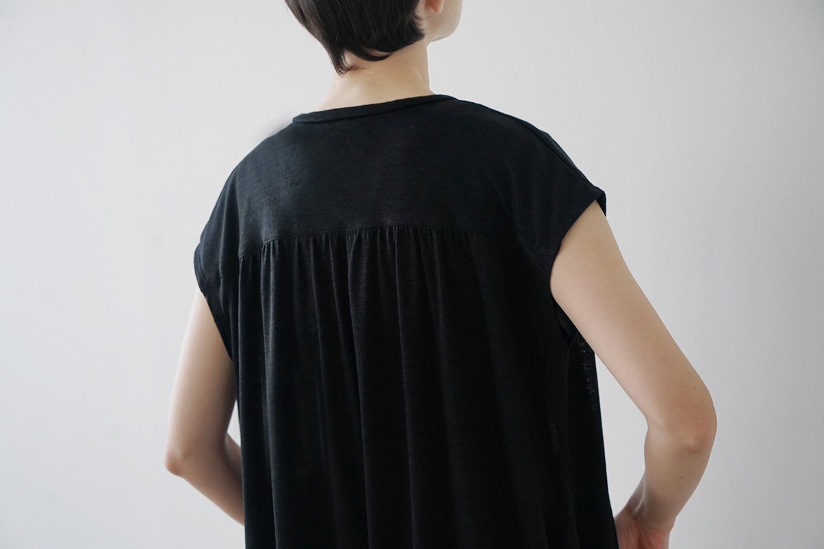 Mochiモチsleeveless knit dress [black]265ms-kn-01