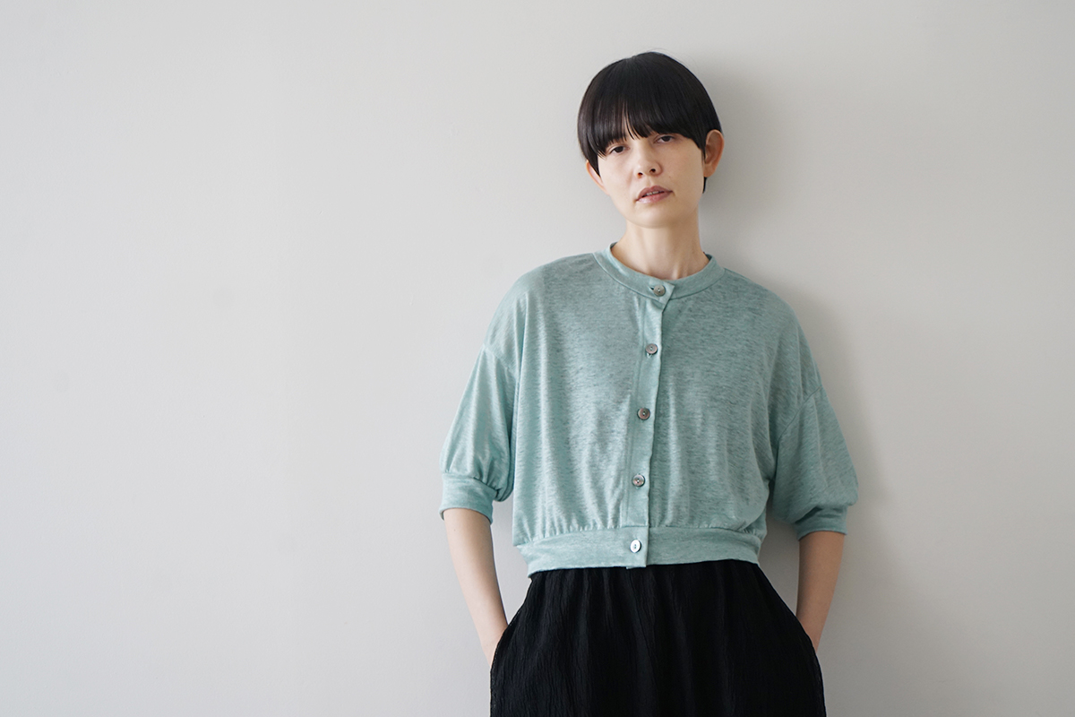 Mochi モチ a-line sleeveless dress [chalk] ma25-op-01