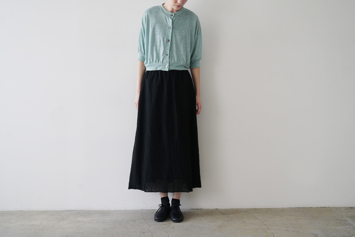 Mochi モチ a-line sleeveless dress [chalk] ma25-op-01