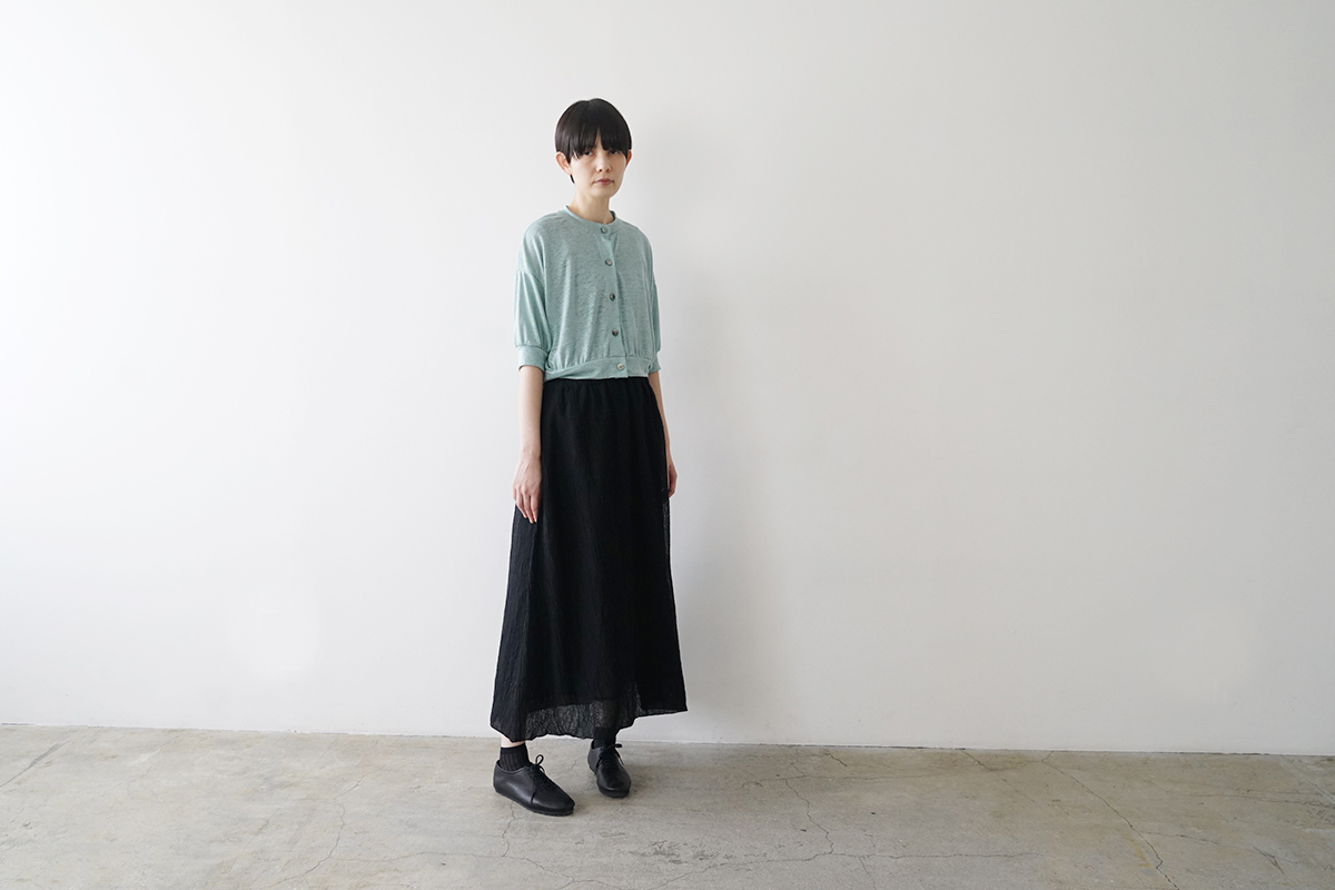 Mochi モチ a-line sleeveless dress [chalk] ma25-op-01