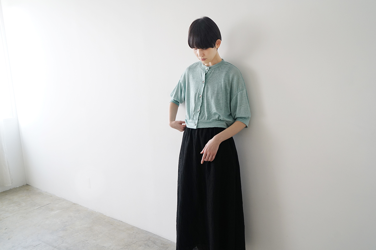 Mochi モチ a-line sleeveless dress [chalk] ma25-op-01