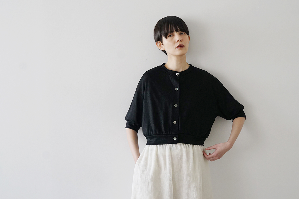 Mochi モチ a-line sleeveless dress [chalk] ma25-op-01