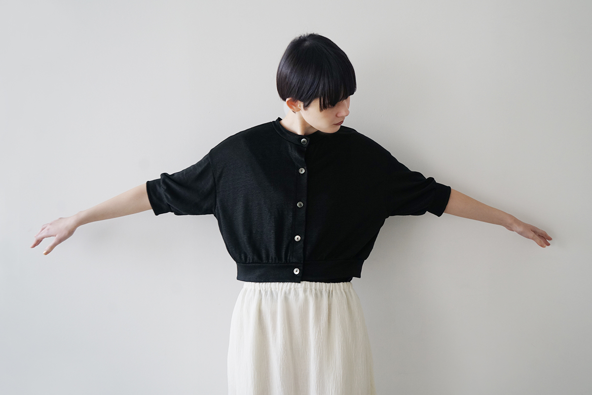 Mochi モチ a-line sleeveless dress [chalk] ma25-op-01