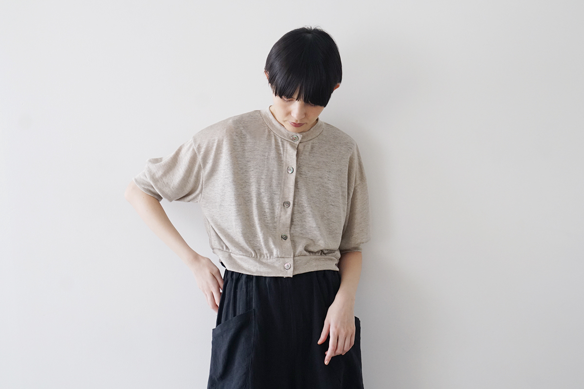 Mochi モチ a-line sleeveless dress [chalk] ma25-op-01