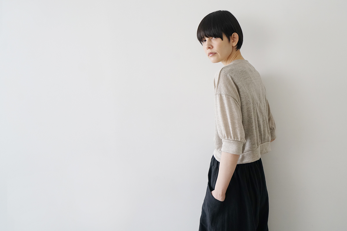 Mochi モチ a-line sleeveless dress [chalk] ma25-op-01