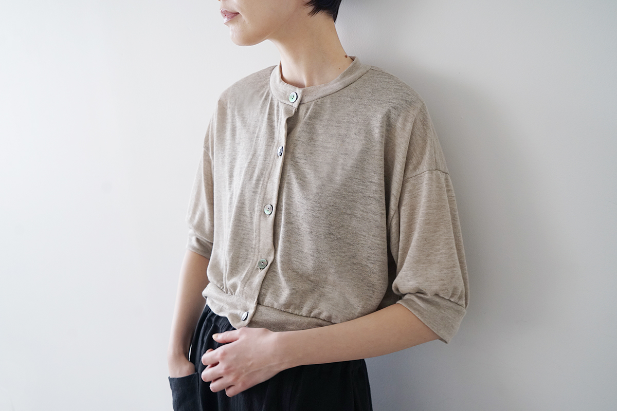 Mochi モチ a-line sleeveless dress [chalk] ma25-op-01