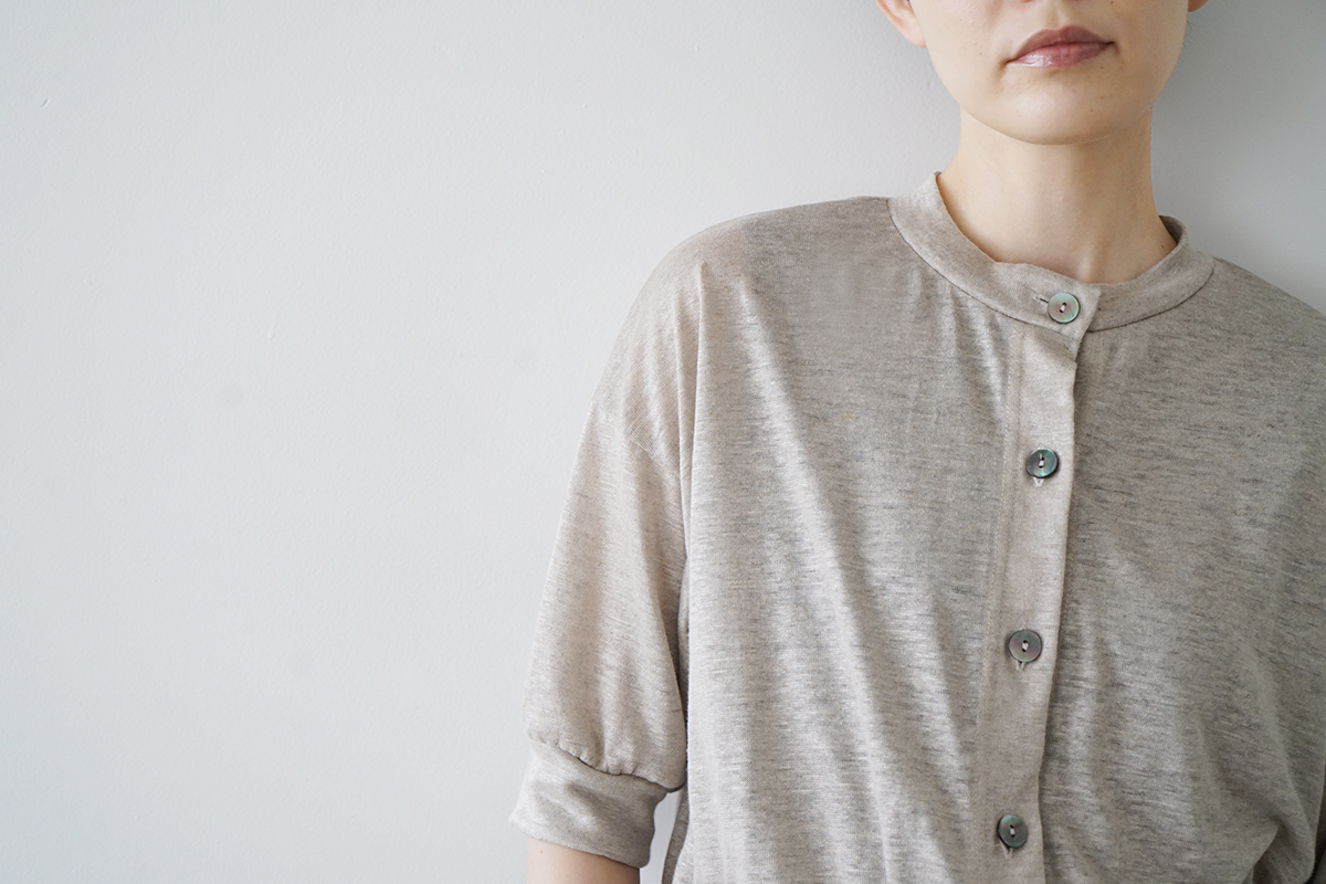 Mochi モチ a-line sleeveless dress [chalk] ma25-op-01