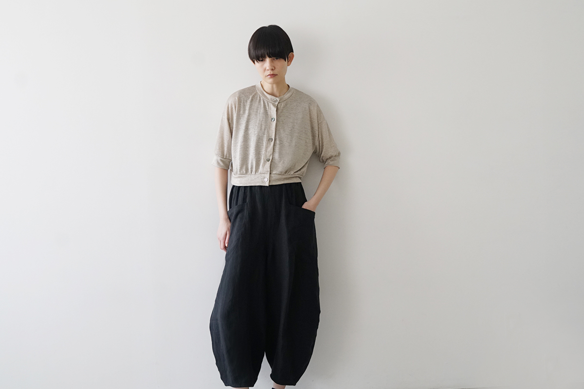 Mochi モチ a-line sleeveless dress [chalk] ma25-op-01