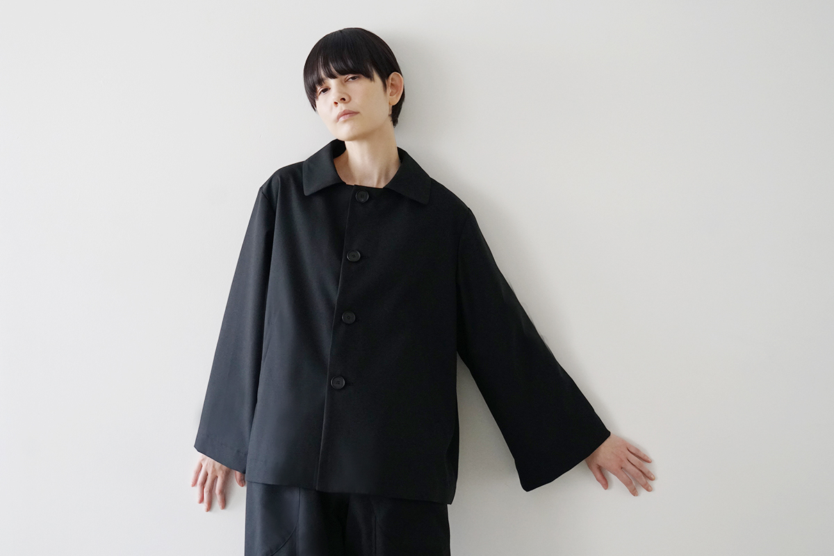 Mochi モチ a-line jacket [black]ma25-co-01