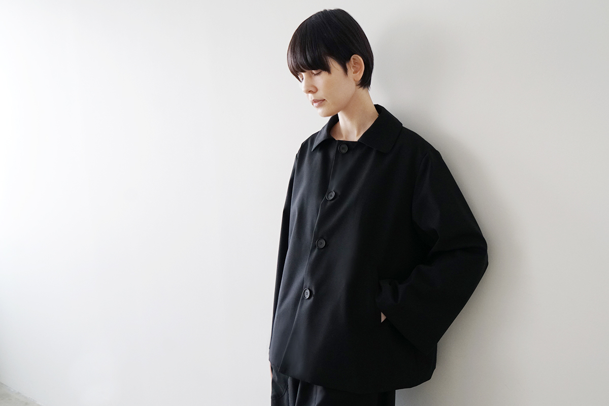 Mochi モチ a-line jacket [black]ma25-co-01