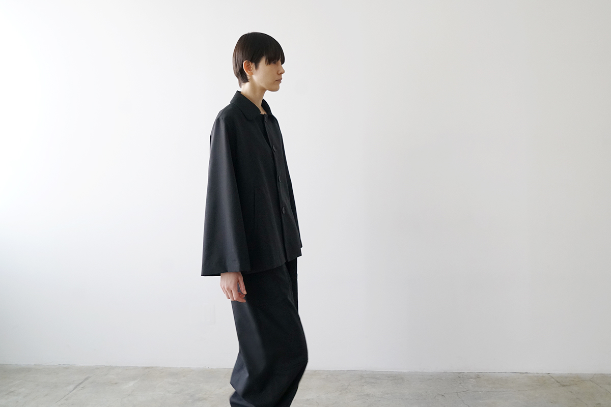 Mochi モチ a-line jacket [black]ma25-co-01