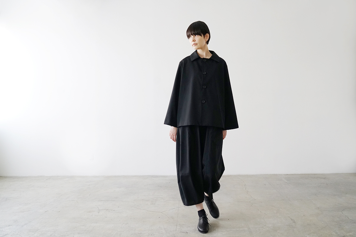 Mochi モチ a-line jacket [black]ma25-co-01