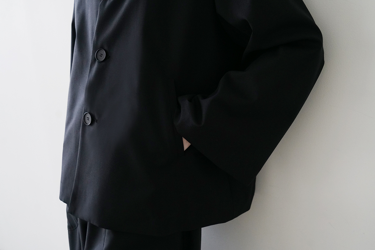 Mochi モチ a-line jacket [black]ma25-co-01