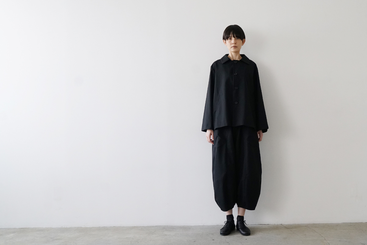 Mochi モチ a-line jacket [black]ma25-co-01
