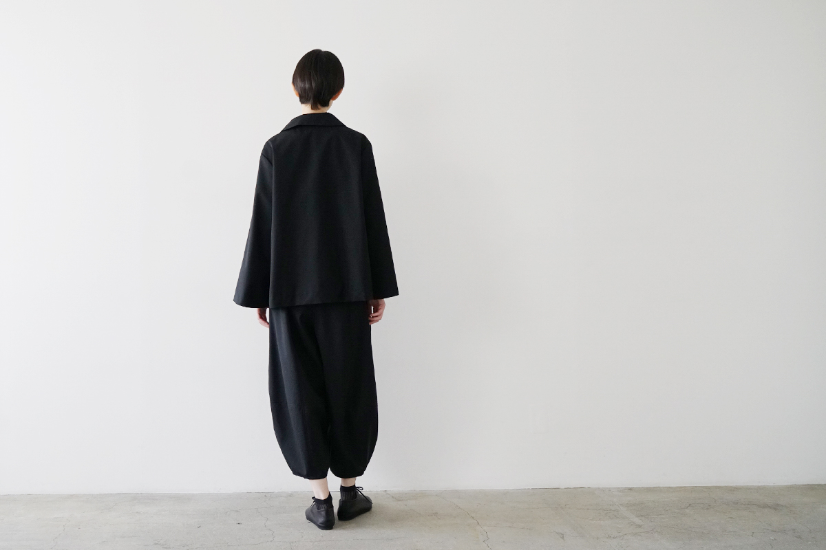 Mochi モチ a-line jacket [black]ma25-co-01