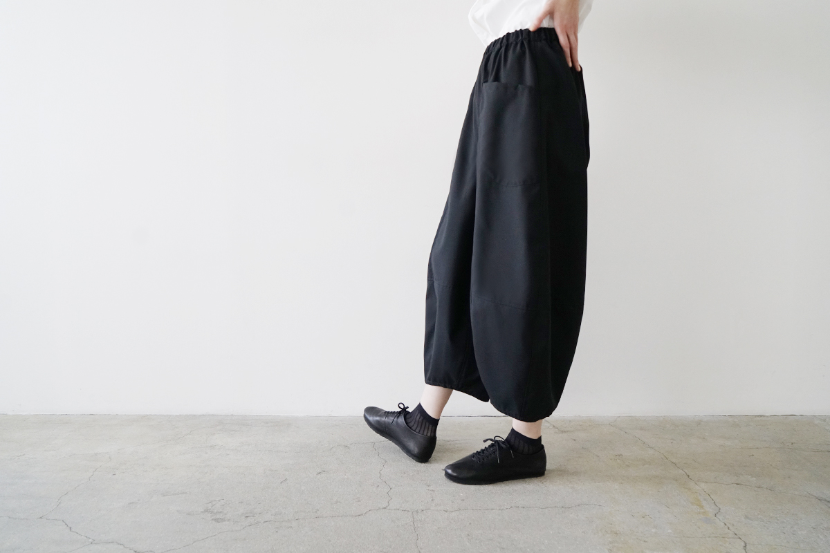 Mochi モチsarouel pants [black]ma24-pt-02